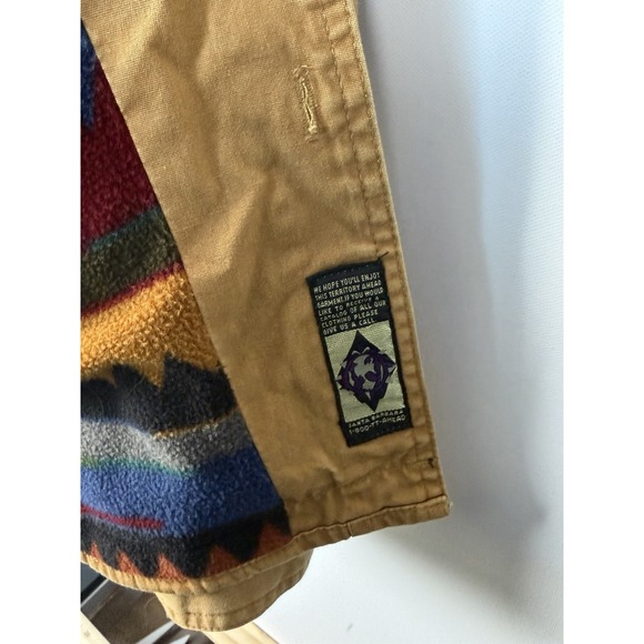 Vintage The Territory Ahead Mens XL Jacket Fleece Lined Aztec Western Southwest - Picture 5 of 9